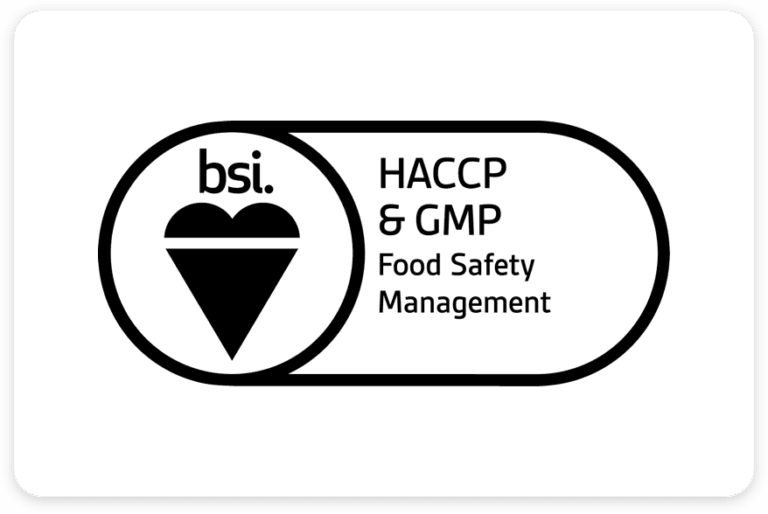 BSI HACCP & GMP Food Safety Management Certified